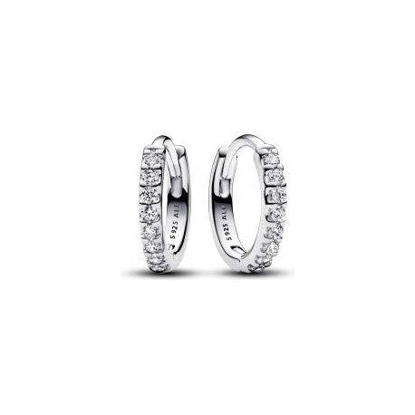 PANDORA Mod. 293015C01 silver 925 earrings with quartz multifunction dial, 10 ATM water resistant in official packaging.