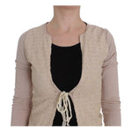 PINK MEMORIES Pink Floral Lace Wrap Sweater SIG32534-1