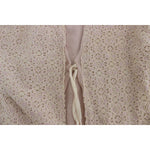 PINK MEMORIES Pink Floral Lace Wrap Sweater SIG32534-1