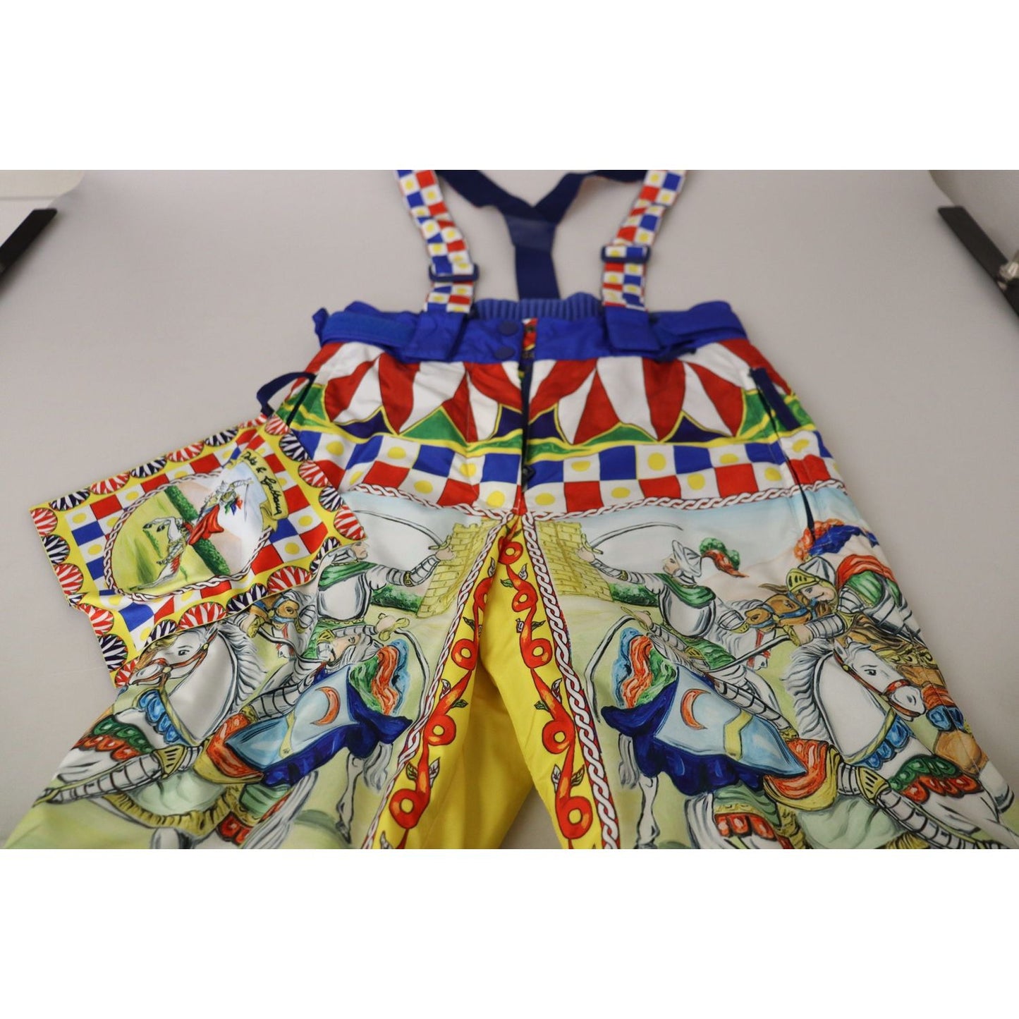 Dolce & Gabbana Multicolor Printed Snow Trouser Pants