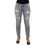 Dolce & Gabbana Blue Cotton Stretch Skinny Low Waist Denim Jeans PAN73107 - 42