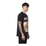Nicolo Tonetto Black Cotton Men T-Shirt NI-12975-S