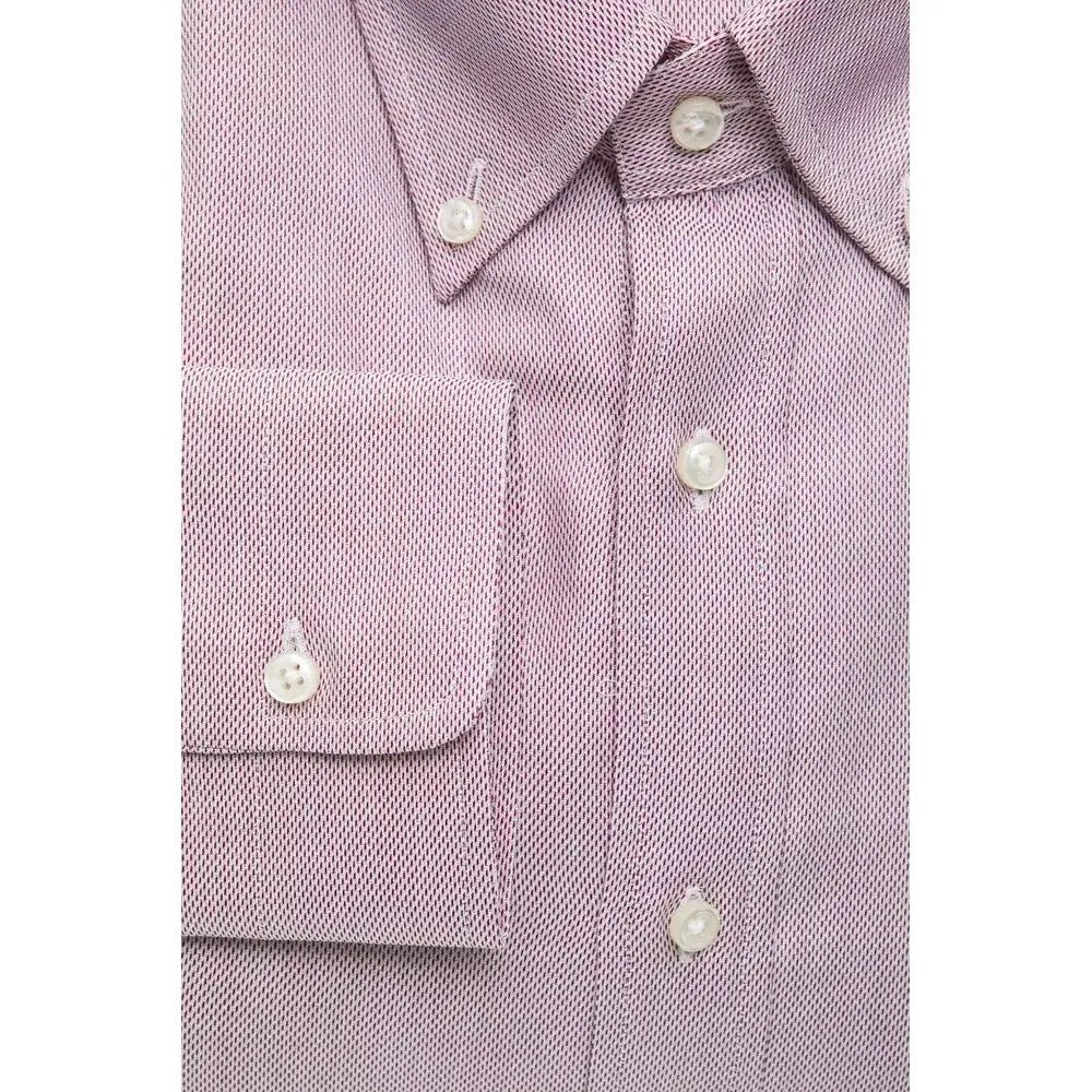 Robert Friedman Red Cotton Men Shirt