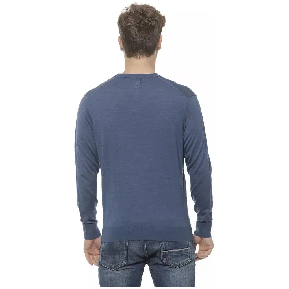 Billionaire Italian Couture Elegant Cashmere V-Neck Men's Sweater BI-19962-S-FBB-95
