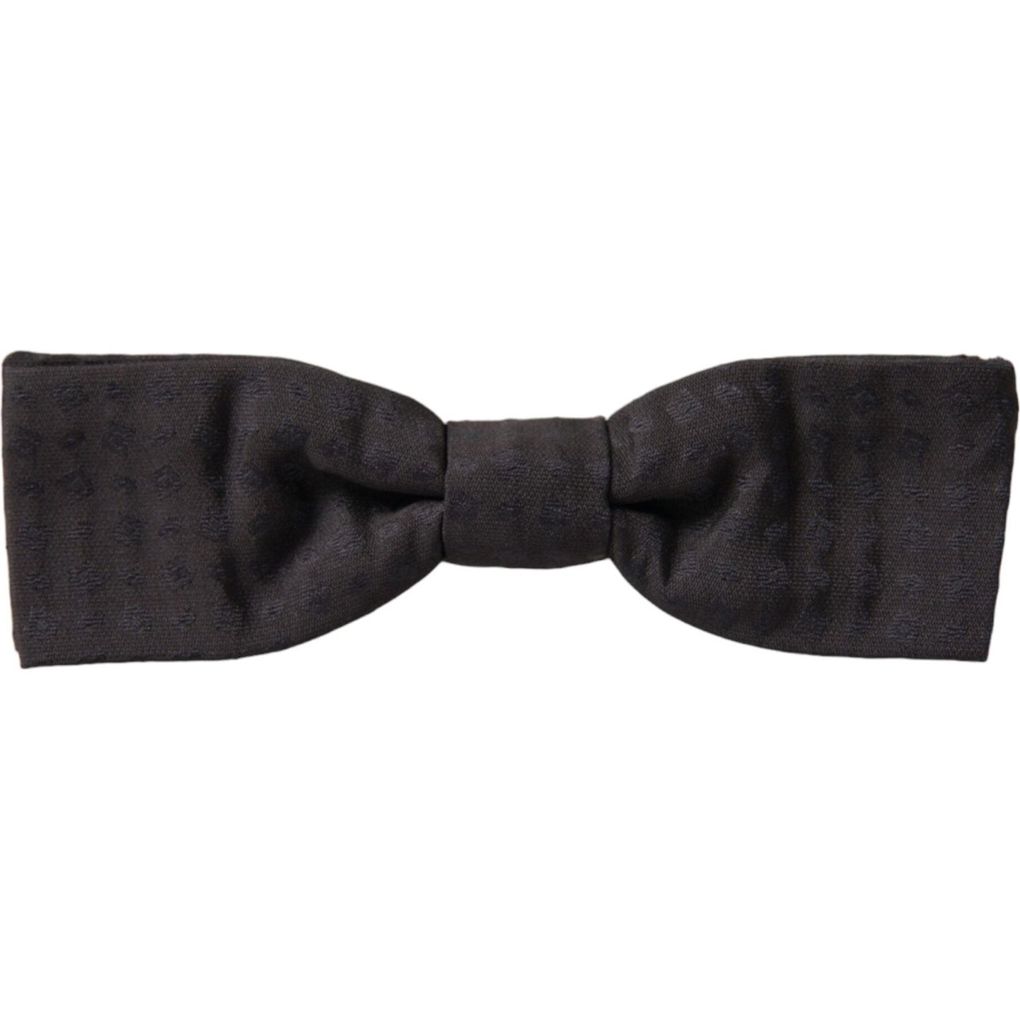 Dolce & Gabbana Brown Fantasy Silk Adjustable Neck Men Papillon Bow Tie FT3808