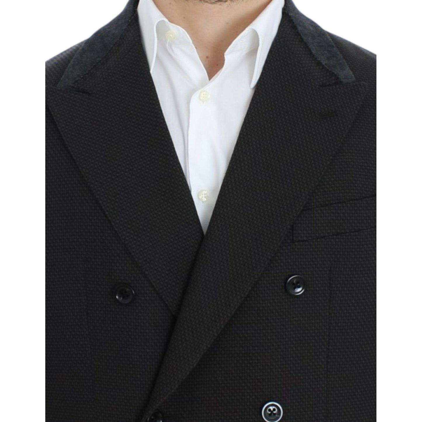 Dolce & Gabbana Brown wool slim fit blazer