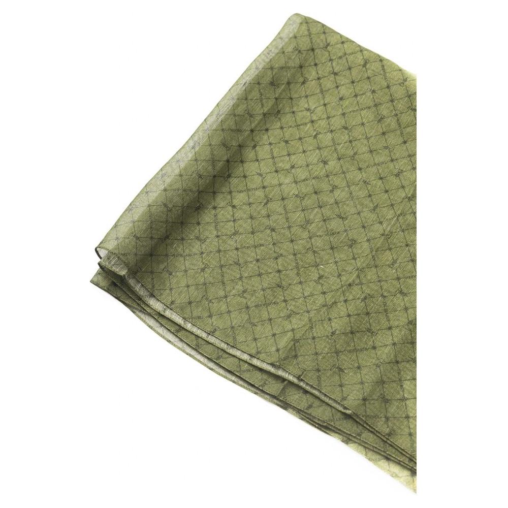 Trussardi Green Modal Men Scarf