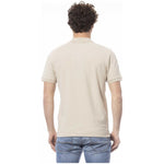 Invicta Beige Cotton Men Polo Shirt IN-24050-S