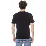 Ungaro Sport Black Cotton Men T-Shirt UN-24071-M