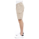 People Of Shibuya Beige Stretch Bermuda Cargo Shorts PE-12434-IT56 | 3XL