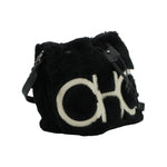 Jimmy Choo Black Leather Top Handle and Shoulder Bag