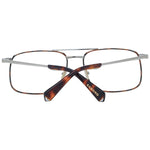 Sandro Brown Men Glasses Frame, aviator style with brown metal frame and demo lenses, includes branded case, no extra protection.