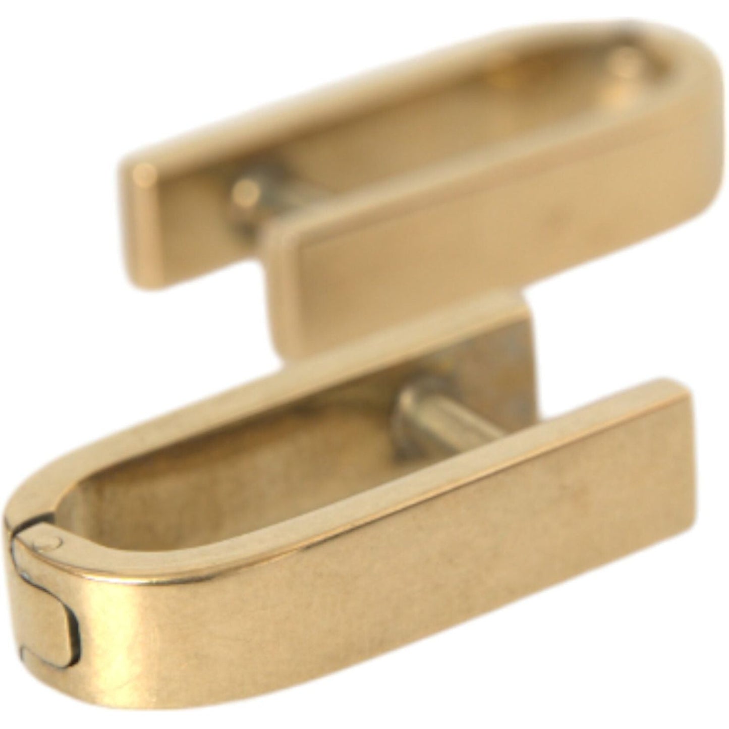 Dolce & Gabbana Gold Plated Metal Brass Pin Men Cufflinks Cufflinks