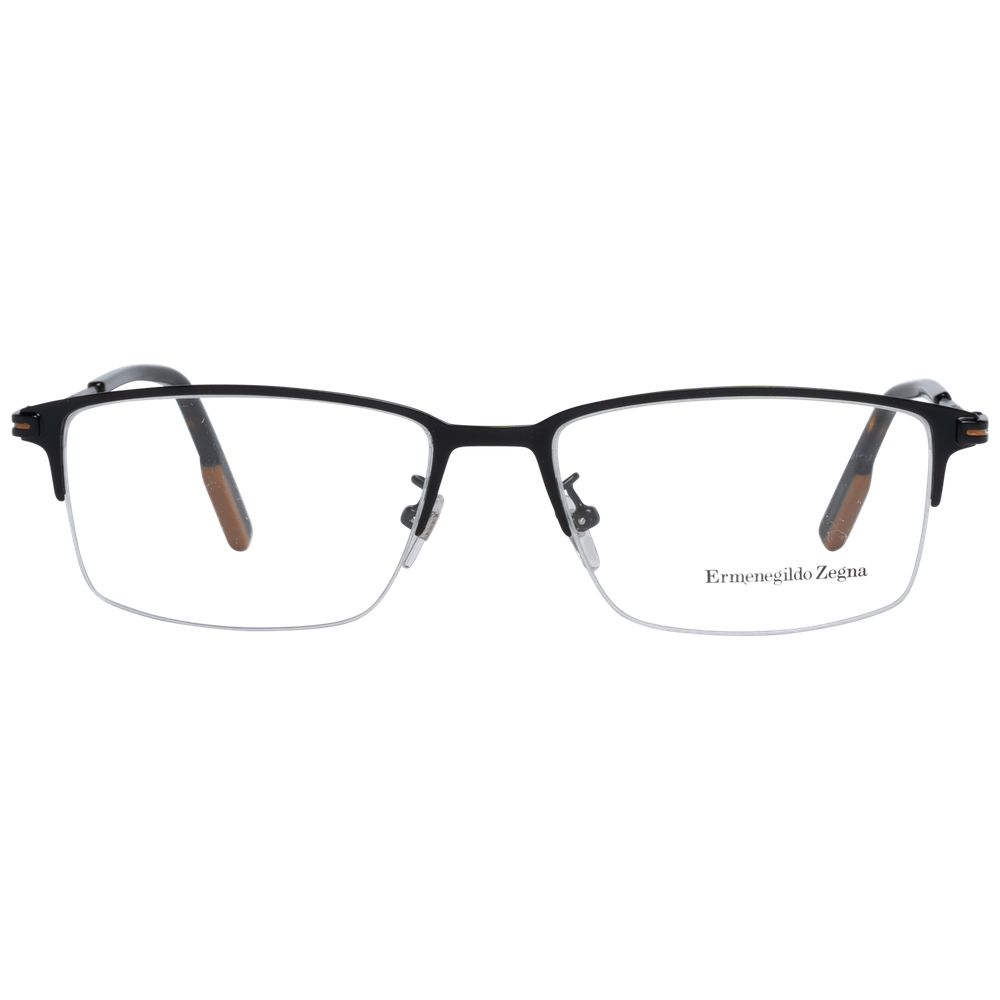 Ermenegildo Zegna Black Men Glasses Frame