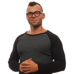 Ermenegildo Zegna Black Men Optical Frames ER-1038880