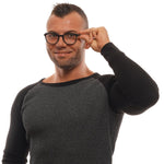 Ermenegildo Zegna Black Men Optical Frames ER-1038903