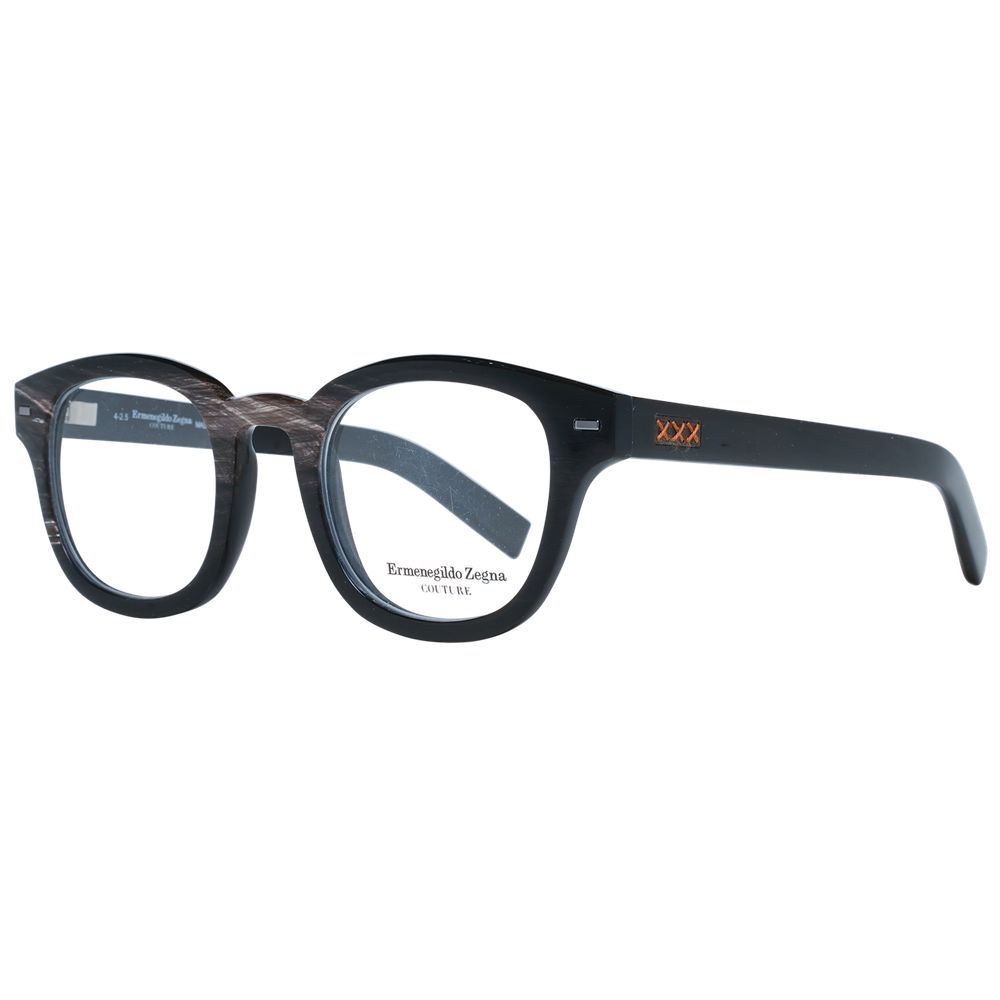 Ermenegildo Zegna Black Men Optical Frames ER-1038915