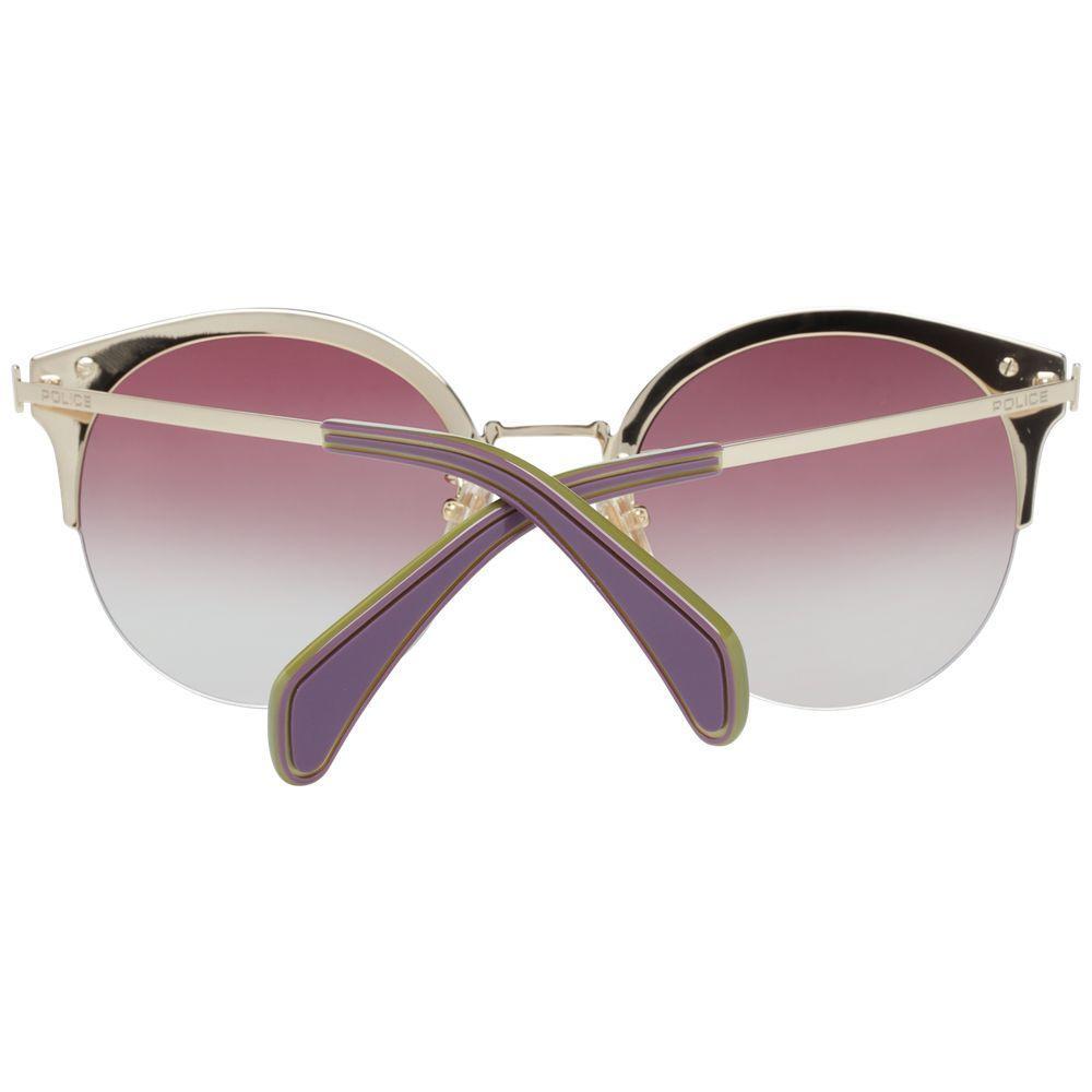 Police Gold Women Sunglass