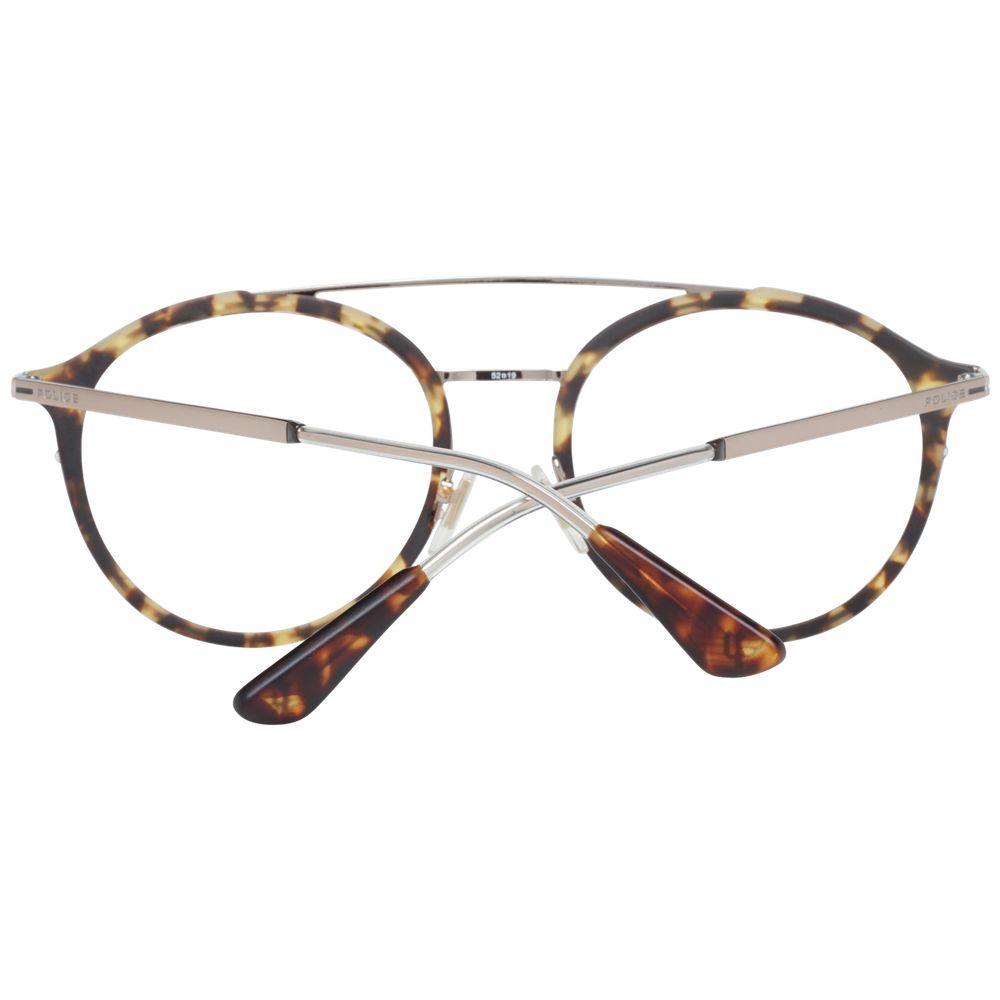 Police Brown Men Glasses Frame