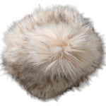 Dolce & Gabbana Beige Acrylic Fur Women Bucket Hat HAT9574-58