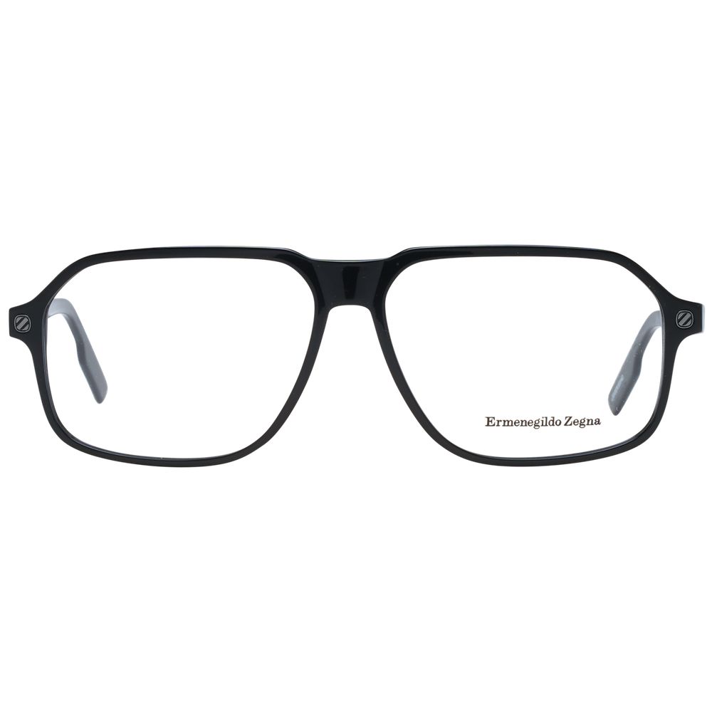 Ermenegildo Zegna Black Men Optical Frames ER-1053515