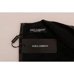 Dolce & Gabbana Elegant Polka Dot Wool Blend Dress Dolce & Gabbana Black