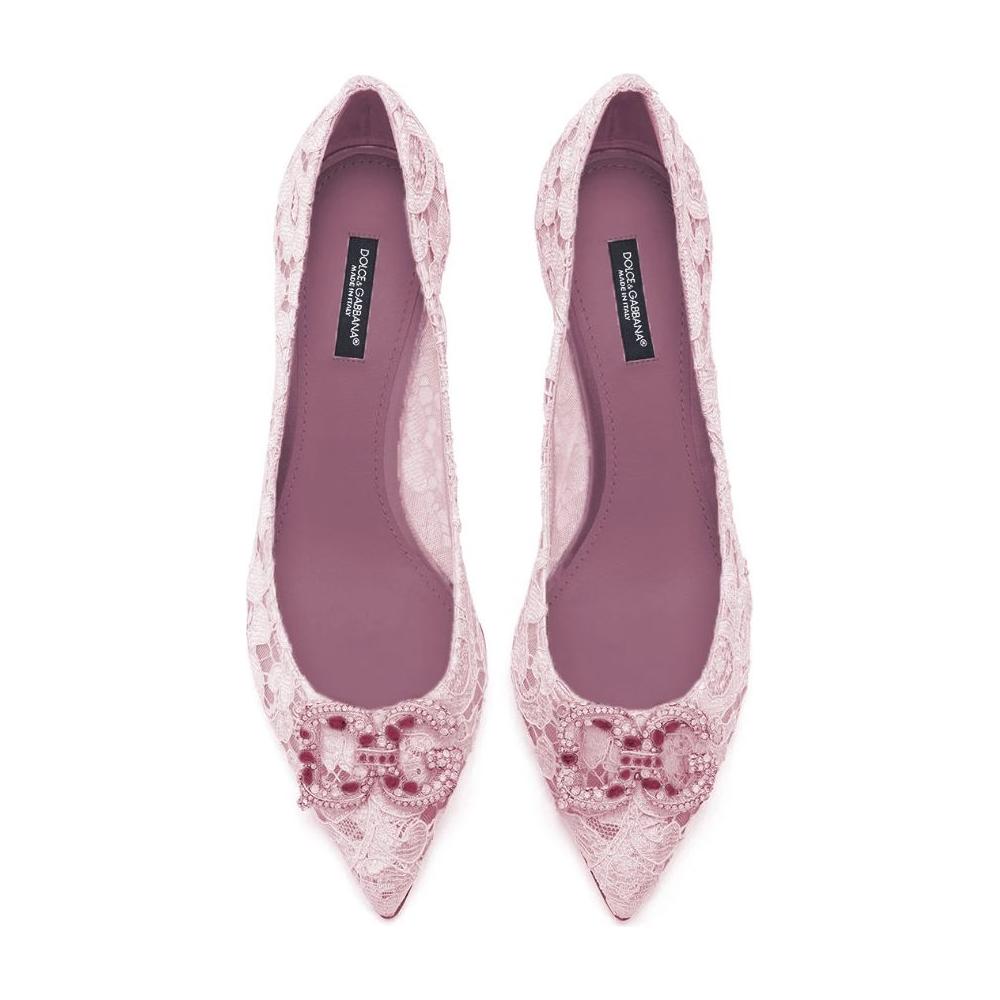 Dolce & Gabbana Pink Viscose Women Pump