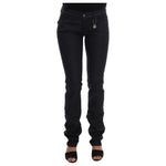 Costume National Chic Dark Blue Super Slim Fit Jeans Costume National Black