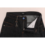 Costume National Sleek Dark Blue Super Slim Jeans Costume National Light Gray