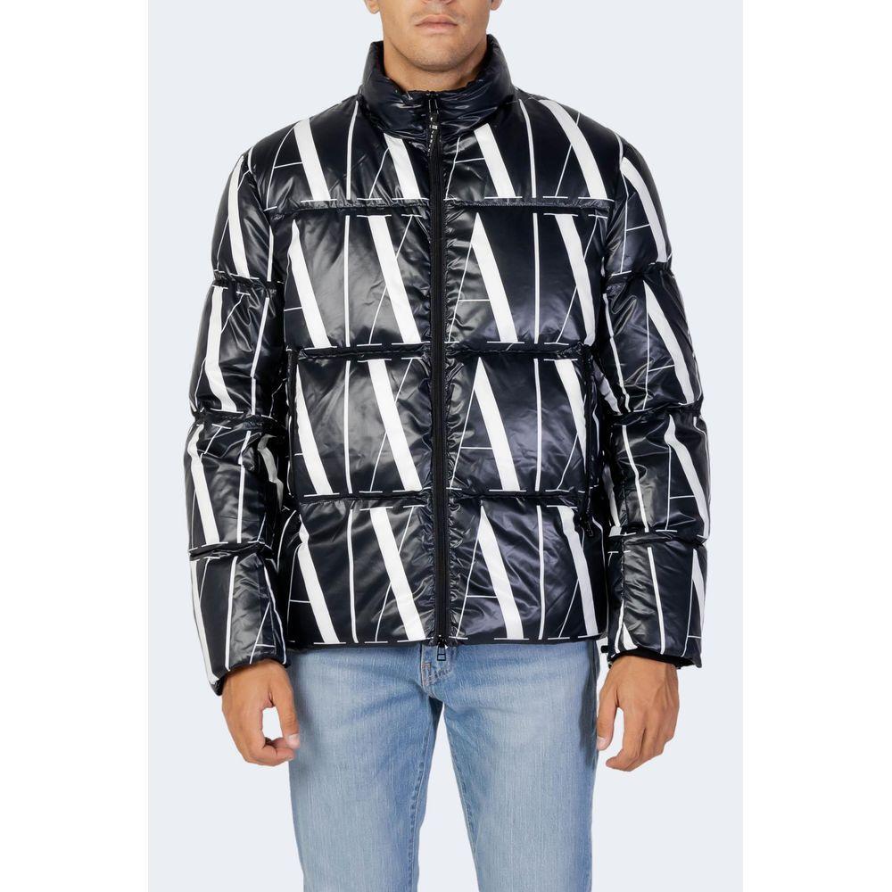 Armani Exchange Black Polyester Jackets & Coat AR-9047700009-IT52 | XL