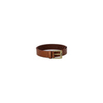 Hugo Boss Beige Leather Belt BO-13420000309-80 CM / 32 INCHES