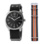 Folli Follie Black Leather Watch FFWF14T001SDNNAC