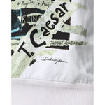 Dolce & Gabbana White Caesar Cotton Hooded Pullover Sweater TSH87227-48