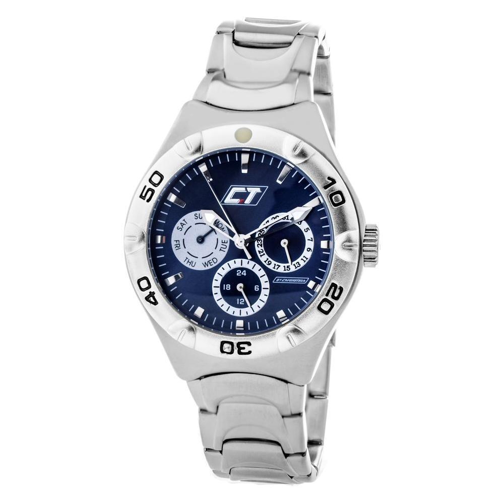 Chronotech Silver Stainless Steel Watch