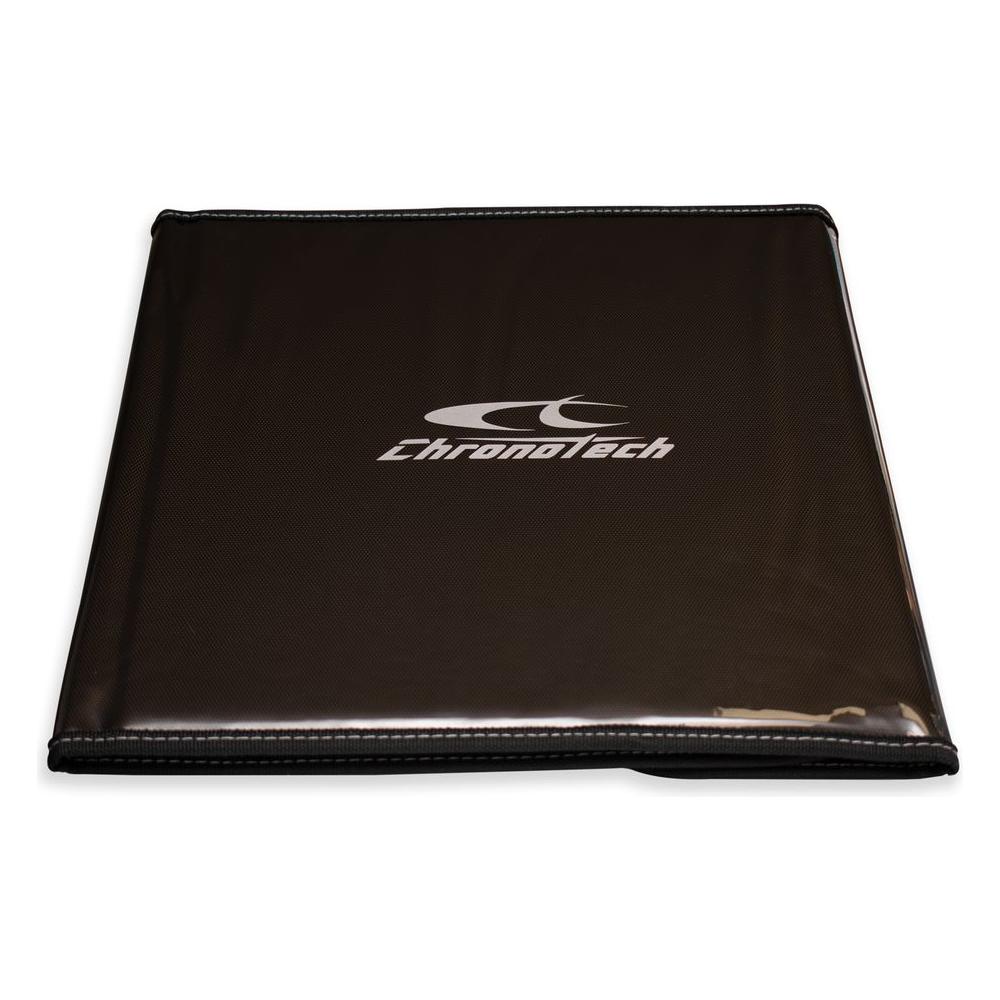Chronotech brown nylon storage case with logo, suitable for organizing and protecting watches and accessories.