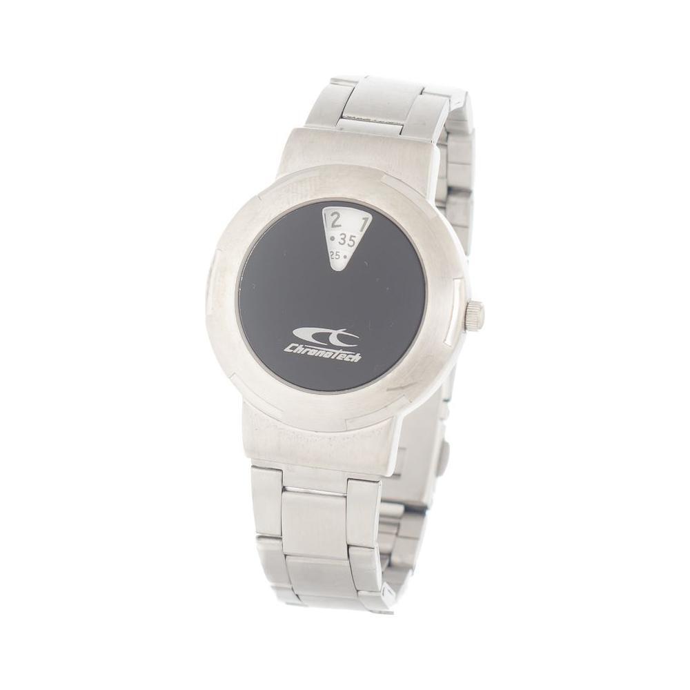 Chronotech Silver Stainless Steel Dress Watch