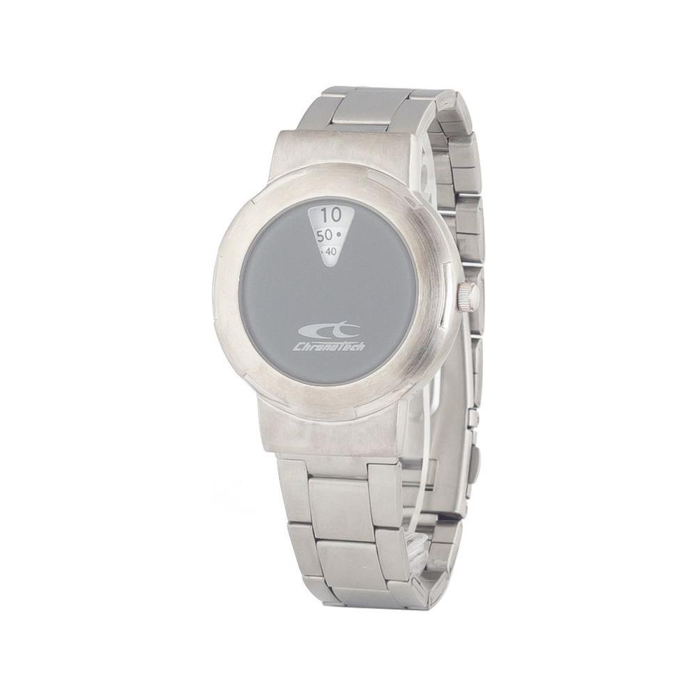 Chronotech Silver Stainless Steel Watch
