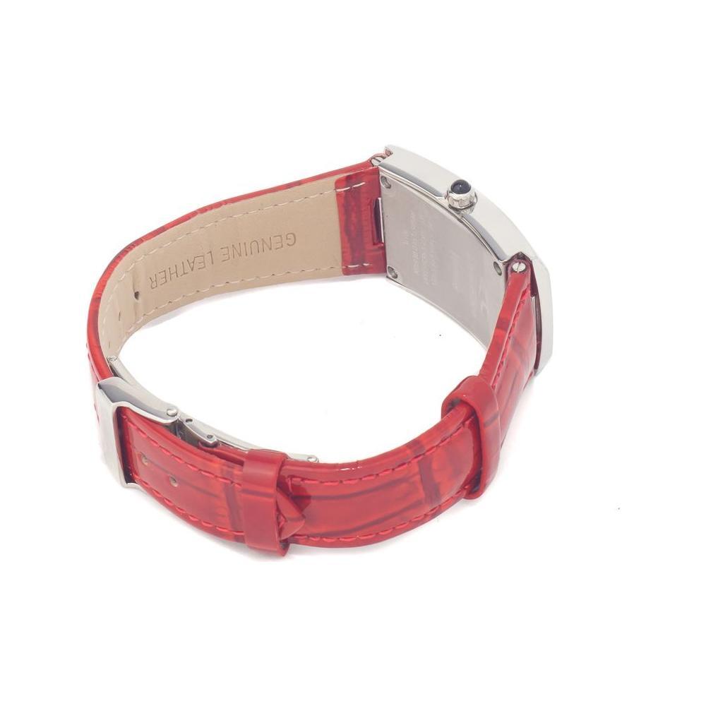 Chronotech Red Leather Watch