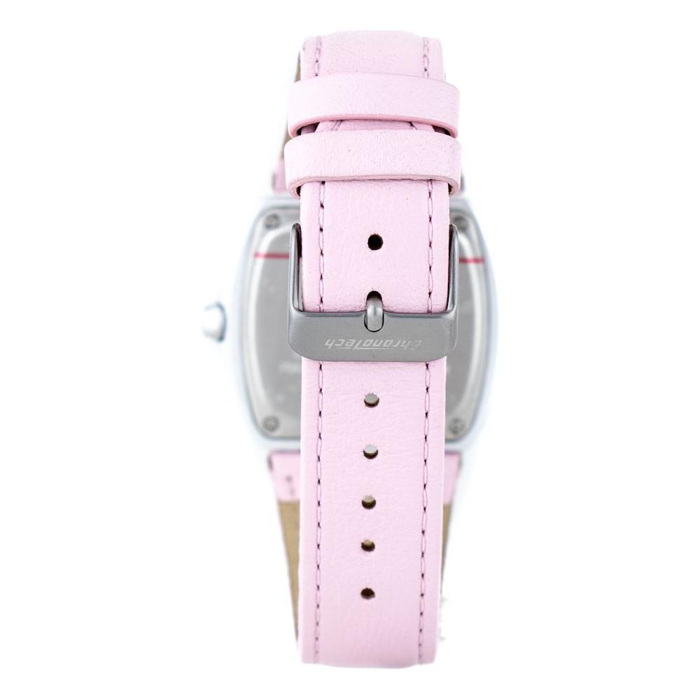Chronotech Multicolor Leather Dress Watch