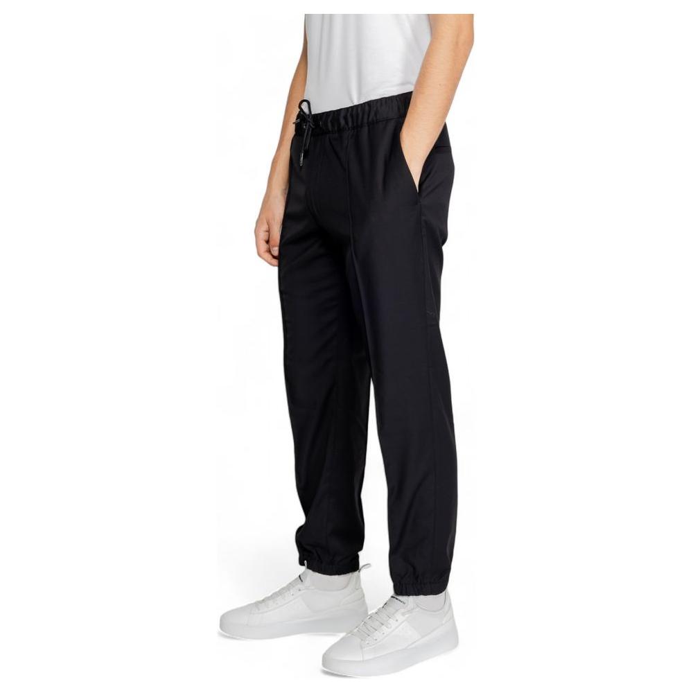 Armani Exchange Black Polyester Jeans & Pant