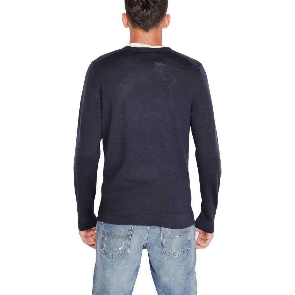 Calvin Klein Blue Recycled Wool Sportswear