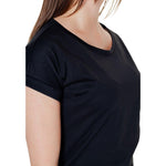 Vila Clothes Black Cotton T-Shirt VI-14606400009-IT38|XS