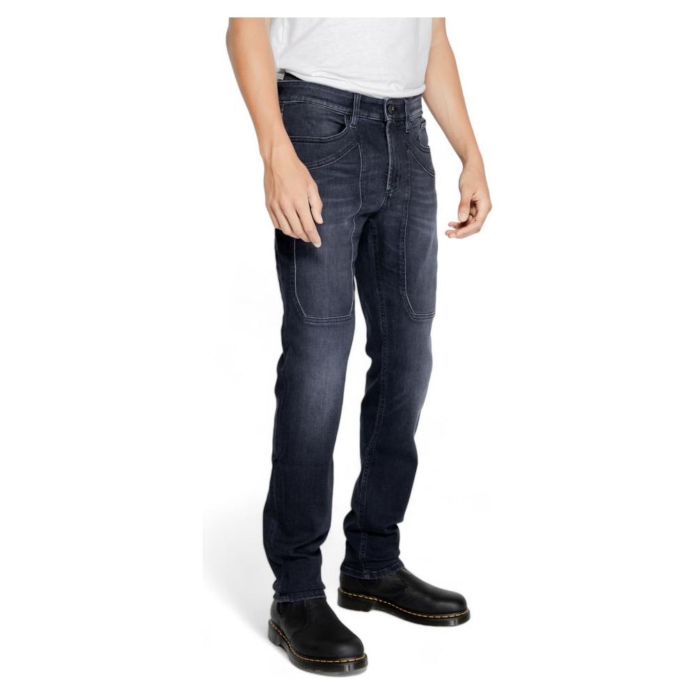 Jeckerson Blue Cotton Jeans & Pant