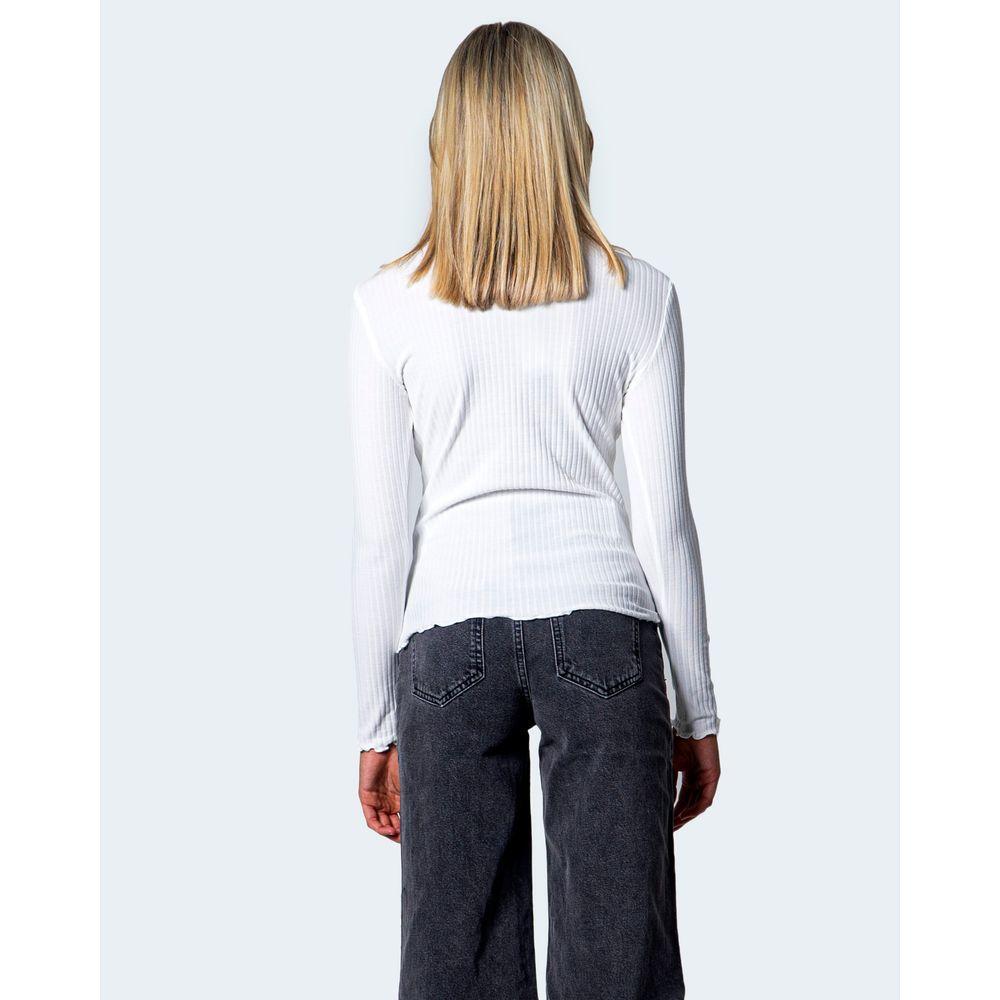 Only White Polyester Turtleneck ON-5477600008-IT44|L