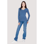 Guess Blue Cotton Sportswear GU-11479800375-IT40|S