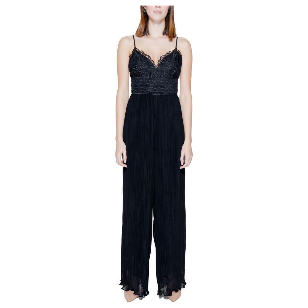 Guess Black Polyester Jumpsuit GU-13238600009-IT40|S