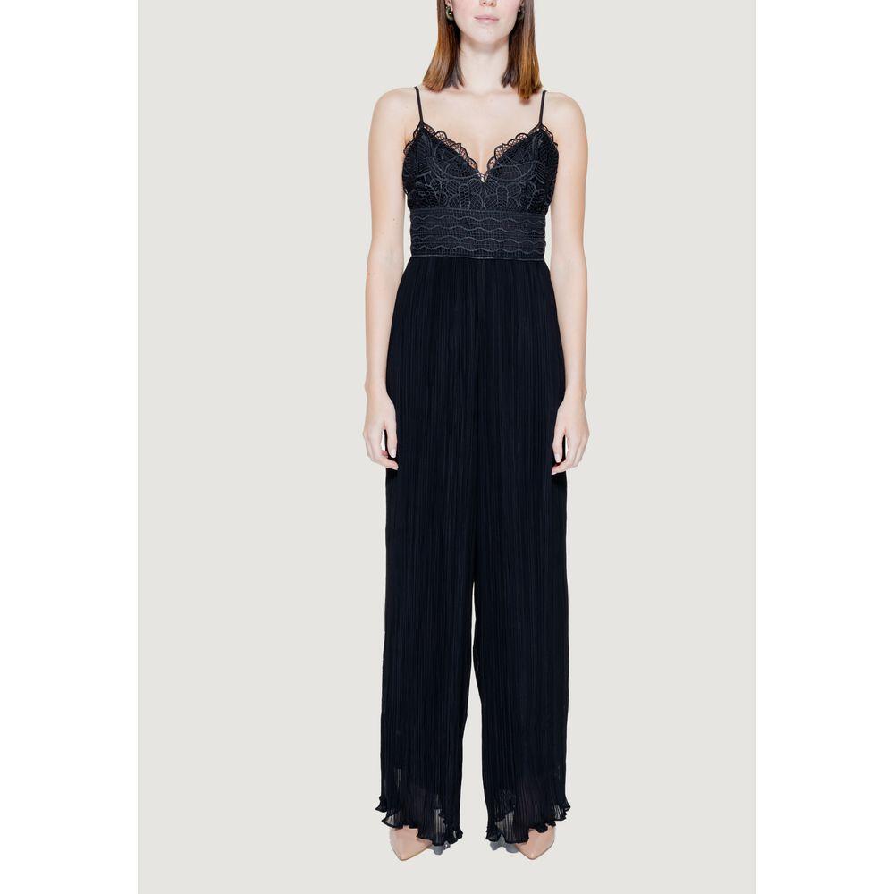 Guess Black Polyester Jumpsuit GU-13238600009-IT40|S