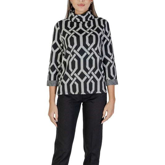 Street One Black Polyester Sweater