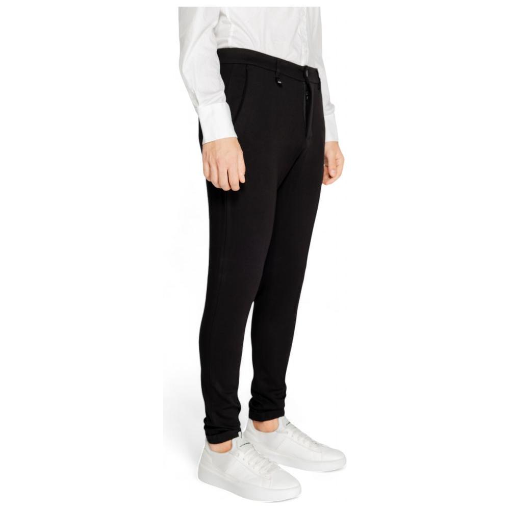 Antony Morato Black Viscose Jeans & Pant