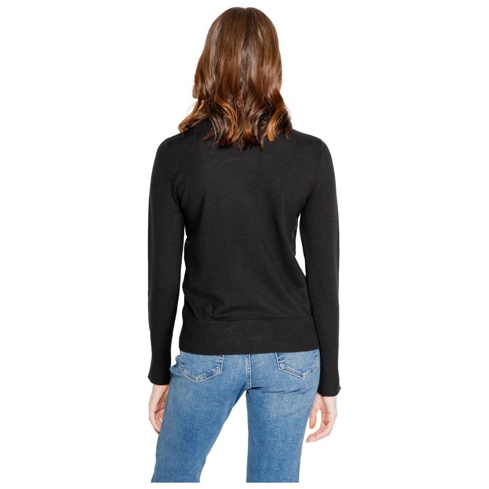 Jacqueline De Yong Black Viscose Tops & T-Shirt